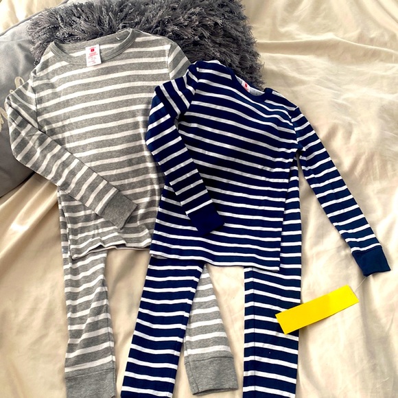 NWT Stripped Pajamas 2 pairs - Picture 1 of 3